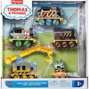 Fisher Price Thomas Friends Metal Collection 5 Piece Train‎ Set Toy For Kids